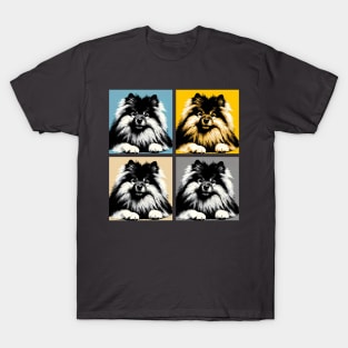 Pop Retro Keeshond Art - Cute Puppy T-Shirt